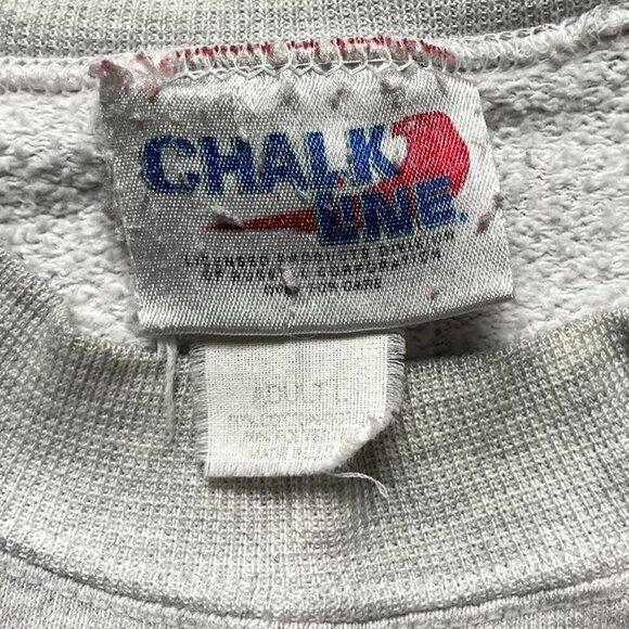 Vintage University of Wyoming Crewneck Sweatshirt rare grail chalk line college - Picture 4 of 5